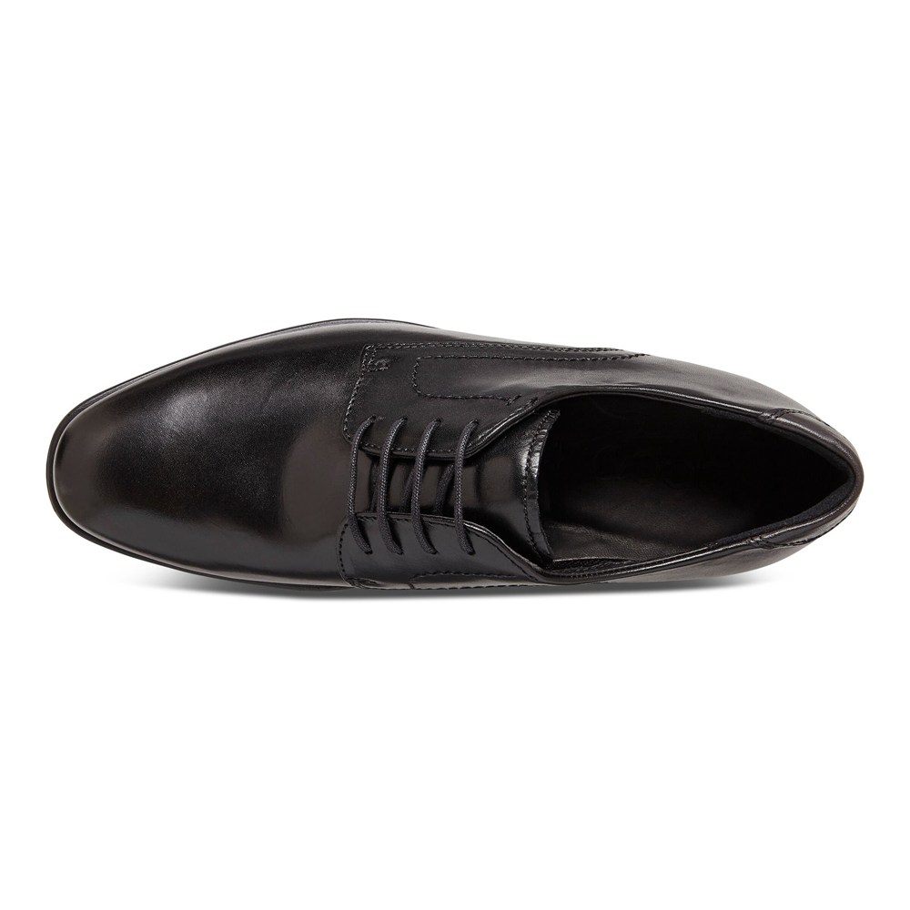 ECCO Mens Dress Shoes Black - Melbourne Tie - GIP-389125